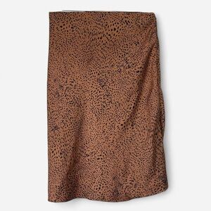 Aritzia Babaton Brown and Black Mini Skirt